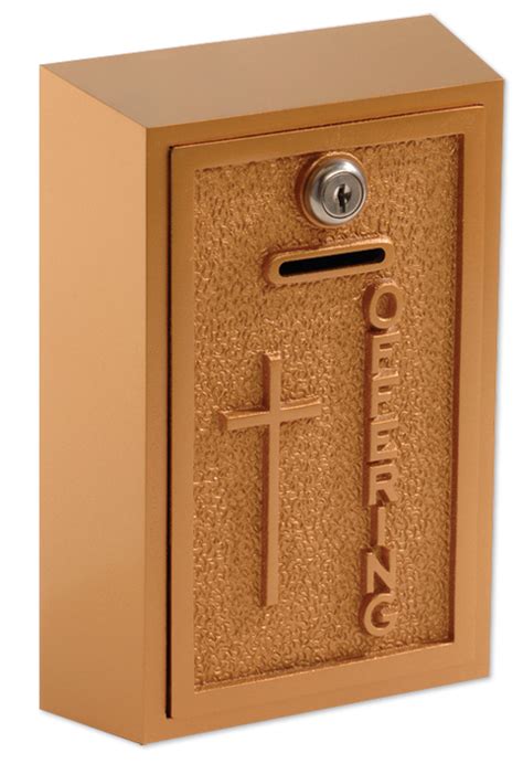 floor standing metal offering boxes|metal offering box church.